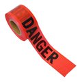 The Brush Man Danger Tape, 3”X 1,000’, 10PK TAPE DANGER1000